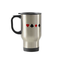 Blackjack / Poker Card Suits: Vector Art: Mug