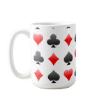 Blackjack / Poker Card Suits: Vector Art: Mugs