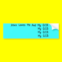 blackjesuslovesme bumper stickers