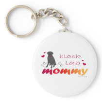 BlackLabMommy Key Chain