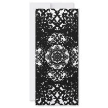 Blacklace Pattern rack cards