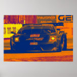 BlackLamFireOrange Print