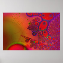 Blacklight Acidcoral Posters