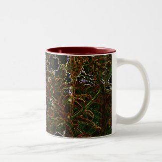 Blacklight Garden mug