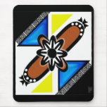 blackline mouse pad