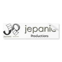 blacklogo2, jepanic Productions bumper stickers by fl21girl blacklogo2, jepanic Productions bumper stickers
