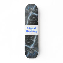 blackn blue skate board decks