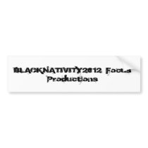 BlackNativity Bumber Sticker Bumper Stickers