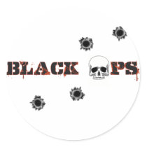 BlackOps Skull Shots stickers