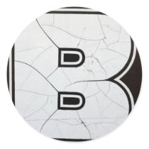 blackout b stickers