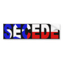 Blackout Texas SECEDE bumper sticker bumper stickers by smo410 Blackout Texas SECEDE bumper sticker bumper stickers