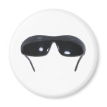 BlackoutGlasses051211 Fridge Magnet