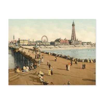Blackpool III, Lancashire, England Post Card by OldeWorldGifts