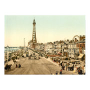 Blackpool Promenade, Lancashire, England print