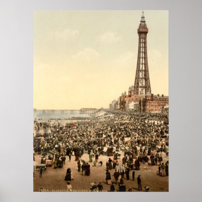 Blackpool Tower III, Lancashire, England Posters by OldeWorldGifts