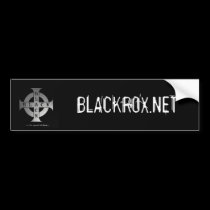 BLACKROX.NET bumper sticker bumper stickers