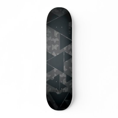 BlackSlate Skateboard Deck by hmx_23