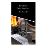 Blacksmith business card business cards