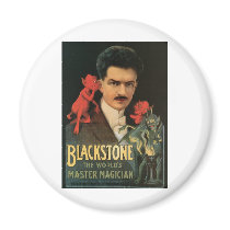 Blackstone ~ Master Magician Vintage Magic Act Fridge Magnet