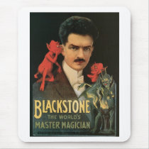 Blackstone ~ Master Magician Vintage Magic Act Mouse Pad