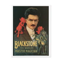 Blackstone ~ Master Magician Vintage Magic Act Postcards