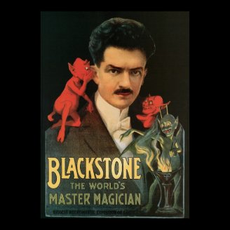 Blackstone ~ Master Magician Vintage Magic Act Poster