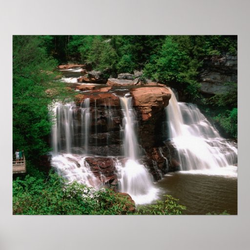 Blackwater Falls, West Virginia, scenic, Poster