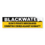 blackwater mercenaries bumper stickers