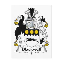 Blackwell Family Crest Postcard