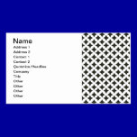 BlackWhitePolkaDots business cards