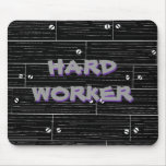 blackwood, HARD WORKER, HARD WORKER Mouse Mats