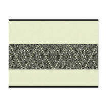 Blackwork Triangle Knot Band Postcard postcards