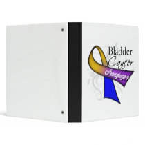 Bladder Cancer Awareness 3 Ring Binder