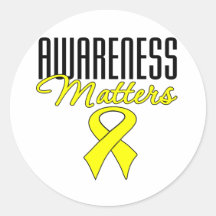 Bladder Cancer Awareness Matters Stickers