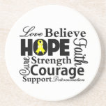 Bladder Cancer Collage of Hope Coasters