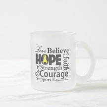 Bladder Cancer Collage of Hope Coffee Mug
