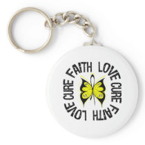 Bladder Cancer Faith Love Cure Key Chain