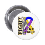 Bladder Cancer Fight Like A Girl Kickin Butt Pins