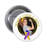 Bladder Cancer Fight Like A Girl Modern Rosie buttons