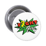 Bladder Cancer Fight Like A Girl POW! buttons