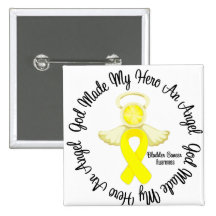 Bladder Cancer God Made My Hero An Angel Buttons