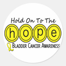 Bladder Cancer HOPE 6 Stickers