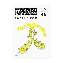 Bladder Cancer I Am A Survivor Postage Stamp