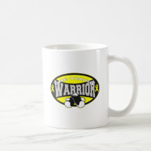 Bladder Cancer One Tough Warrior Coffee Mug