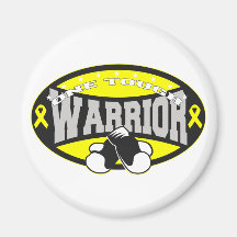 Bladder Cancer One Tough Warrior Magnet
