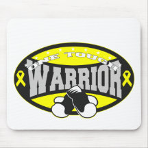 Bladder Cancer One Tough Warrior Mouse Pads