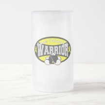 Bladder Cancer One Tough Warrior Mug