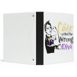 Bladder Cancer Picked The Wrong Diva 3 Ring Binder