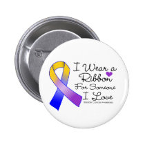 Bladder Cancer Ribbon Someone I Love Buttons