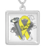 Bladder Cancer - Screw Cancer Necklaces